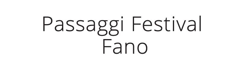 Passaggi Festival Fano Aras Edizioni