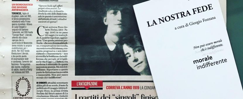 Gobetti e la battaglia liberae contro tutti gli indifferenti Aras Edizioni